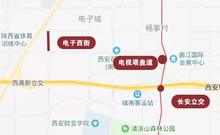西安朱雀路体育商城地图详解